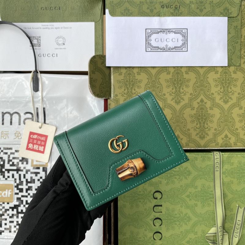 Gucci wallets 658244 green